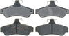 Gold 17D1048C Ceramic Rear Disc Brake Pad Set