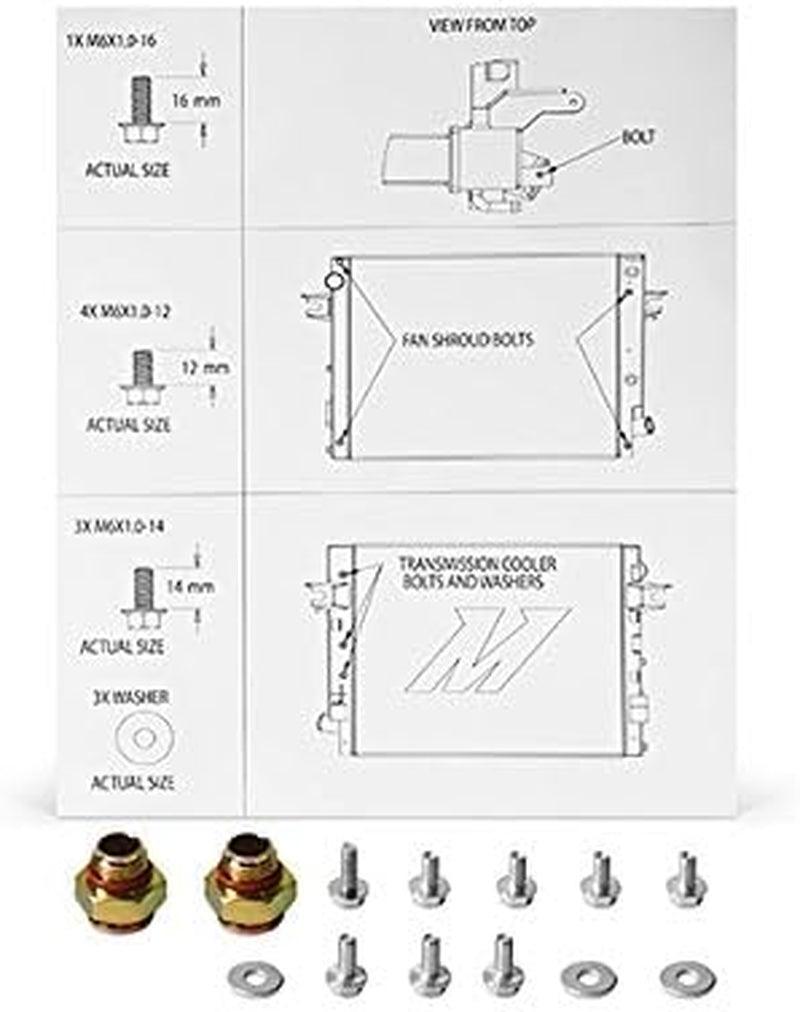 MMRAD-RAM-13 Performance Aluminum Radiator Compatible with Dodge Ram Cummins 6.7L 2013-2018