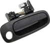 for Toyota Corolla 1998 1999 2000 2001 2002 Passenger Side Front | Black | Plastic | Replacement for 69210-02030, 69210-02040-C0