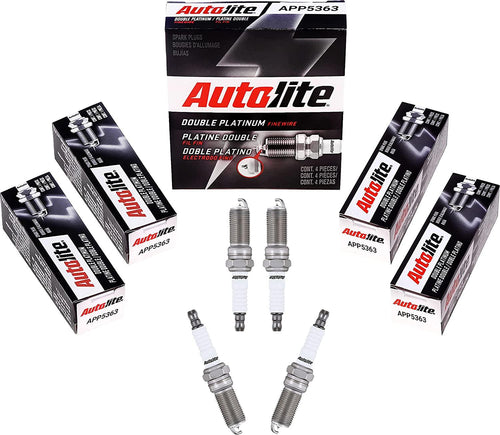 APP5363 Double Platinum Automotive Replacement Spark Plugs (4 Pack)