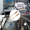 Automotive Universal Engine Grounding Braided Copper Straps Earth Bonding Straps (8 Inch 12 Inch 24 Inch) (Bare Copper 3/4" Width 8" Length 4PCS)