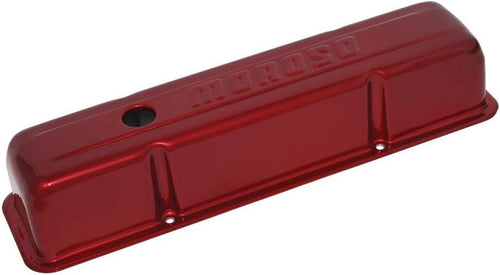 Moroso  VALVE COVERS, SBC, RED POWDER COAT