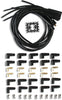 4040K Spark Plug Wire Set- 8Mm - Black Wire with Black Straight Boots
