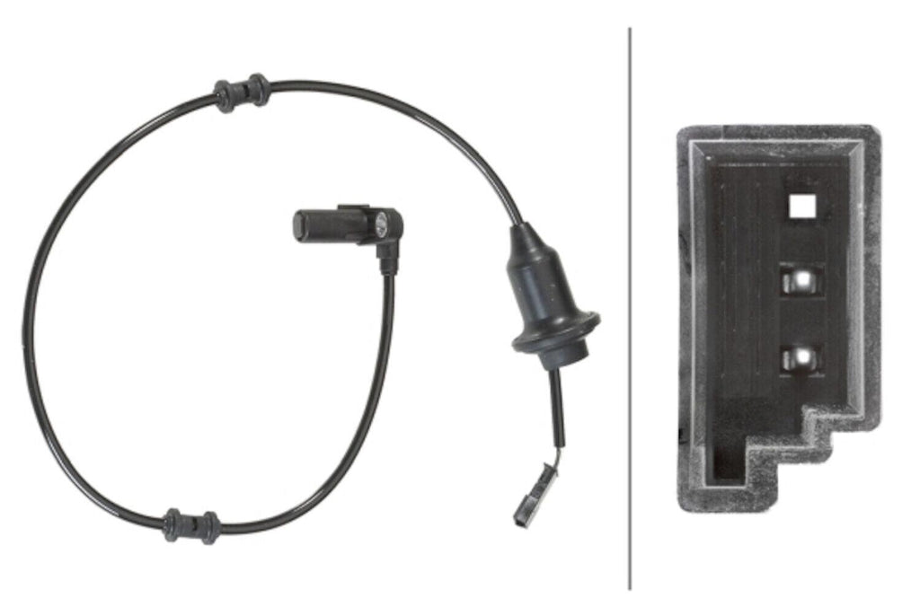 Hella ABS Wheel Speed Sensor for Mercedes-Benz 010039831