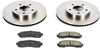 KOE1576 Autospecialty Front Replacement Brake Kit-Oe Brake Rotors & Ceramic Brake Pads