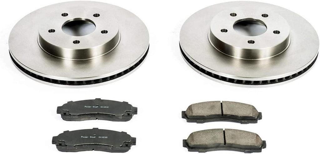 KOE1576 Autospecialty Front Replacement Brake Kit-Oe Brake Rotors & Ceramic Brake Pads