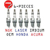 6- NGK IZFR6K-11 SPARK PLUG LASER IRIDIUM POWER SET (6994)