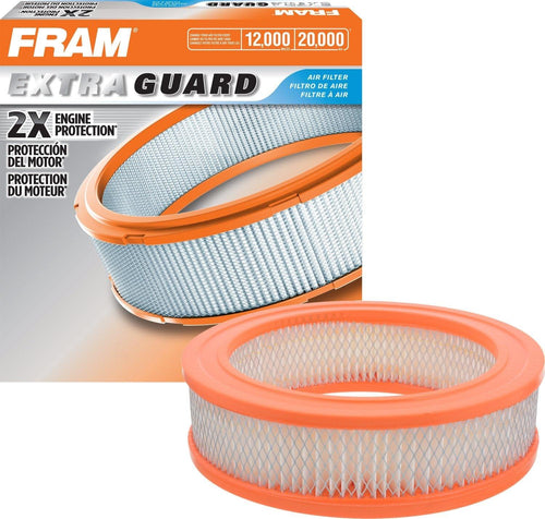FRAM Extra Guard CA160 Replacement Engine Air Filter for Select American Motors, Checker, Chrysler, Dodge, Fargo, Jeep and Plymouth Models, Provides up to 12 Months or 12,000 Miles Filter Protection