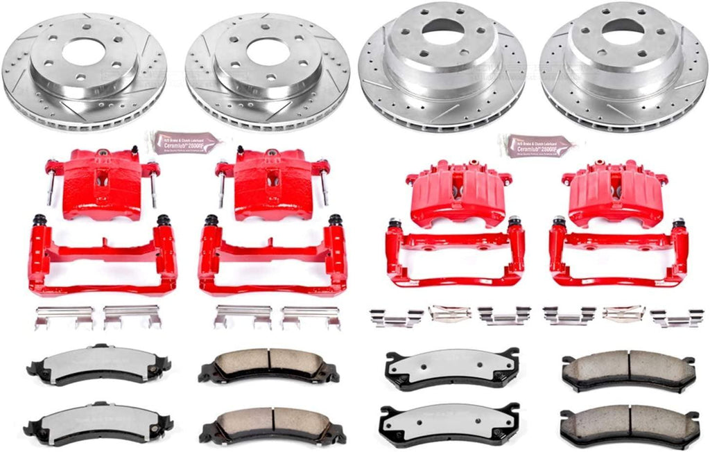 KC2015-36 Front & Rear Z36 Truck and Tow Brake Kit with Calipers