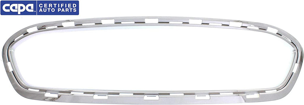 Grille Trim Compatible with 2011-2013 Ford Fiesta Hatchback/(Sedan, Se/Sel/Titanium Models) - CAPA