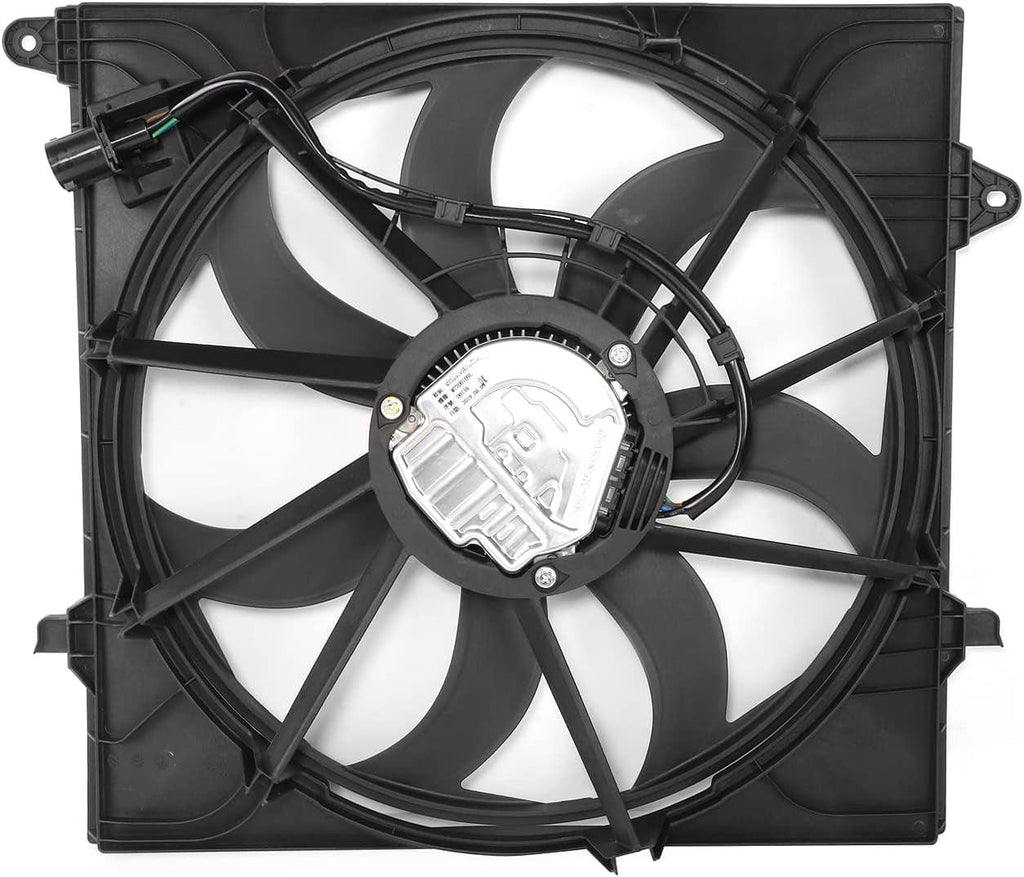 Factory Style Radiator Fan Assembly Compatible with 2019-2020 Santa Fe 2.0L,OEM-RF-1135