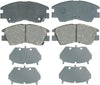 Element3 Replacement Front Ceramic Disc Brake Pad Set for Select Dodge Raider/Ram 50, Mitsubishi Mighty Max/Montero/Van Model Years (PGD349C)