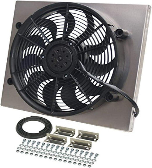 16821 High Output Single Radiator Fan , Black