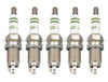 Spark Plug Super plus OEM Bosch for Volkswagen Golf Jetta Beetle 2.0L 2.5L (5Pc)
