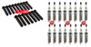 NGK Spark Plug 16PC + DENSO Coil Boot Set for Dodge Ram Charger Magnum HEMI