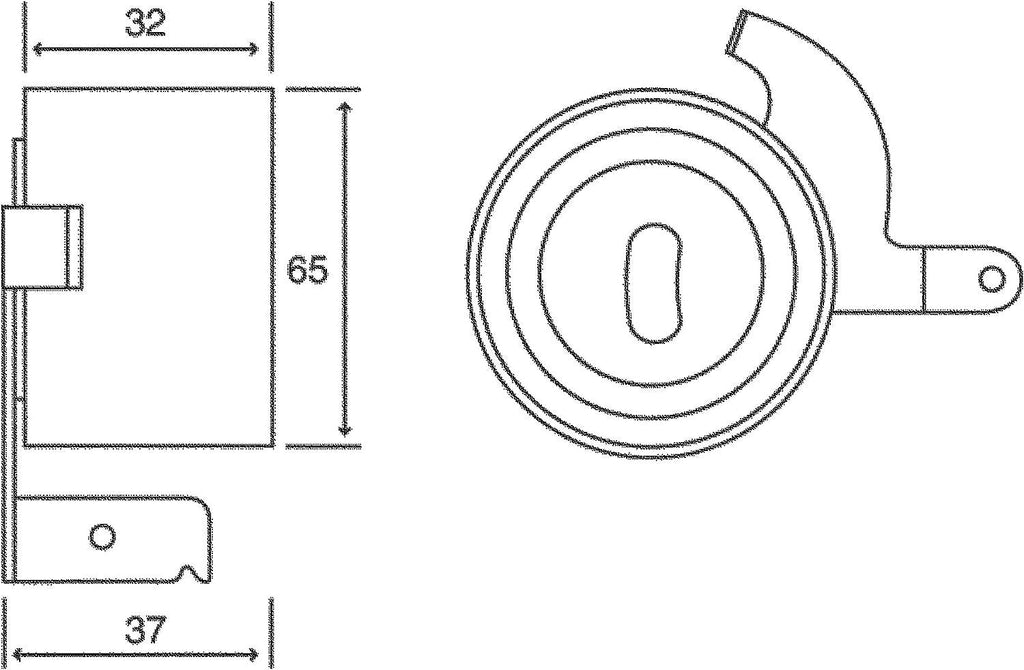 Gold T41015 Manual Timing Belt Tensioner