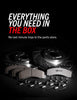 K6055-26 Front Z26 Carbon Fiber Brake Pads with Drilled & Slotted Brake Rotors Kit