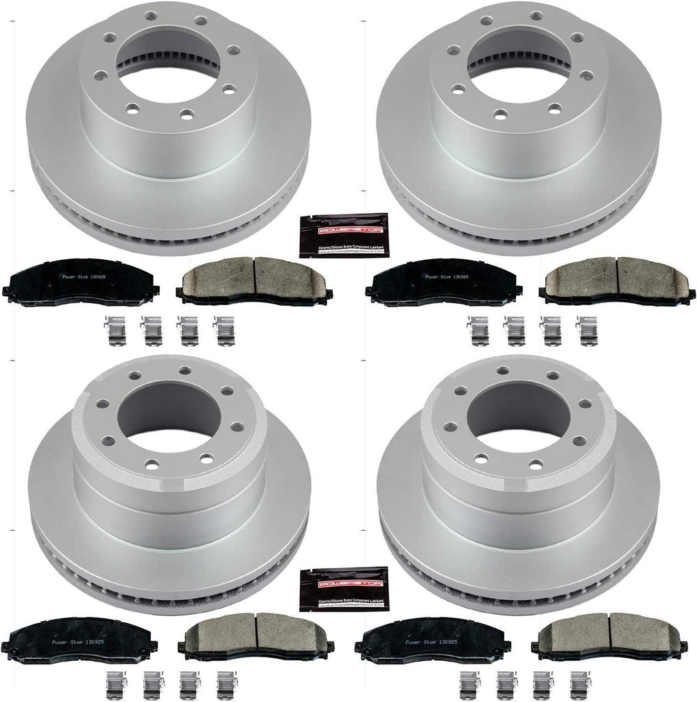 CRK6405 Front and Rear Z17 Evolution Geomet® Coated Brake Kit