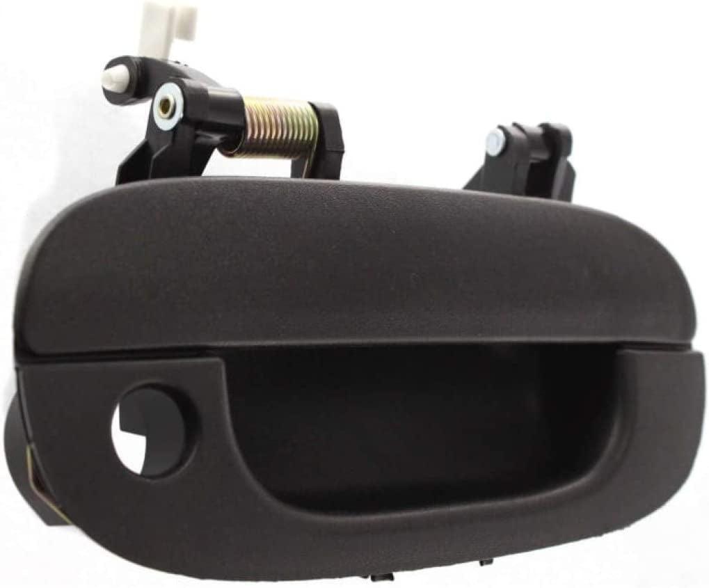 Compatible with Dodge Ram 3500 Exterior Door Handle 1994-2002 Passenger Side Front, Textured Black | with Key Hole | Trim: Base | CH1311102 | 55275022AB