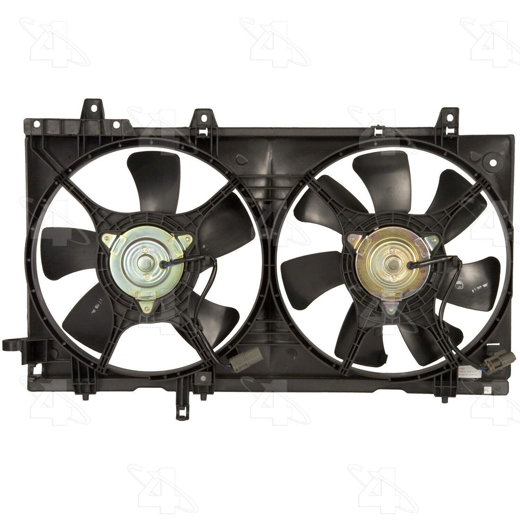 Four Seasons Dual Radiator and Condenser Fan Assembly for 04-08 Forester 76171