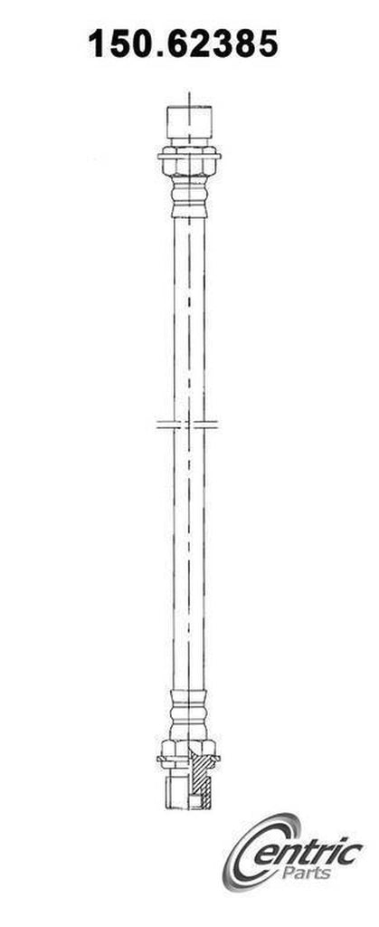 Centric Brake Hydraulic Hose for Pontiac 150.62385