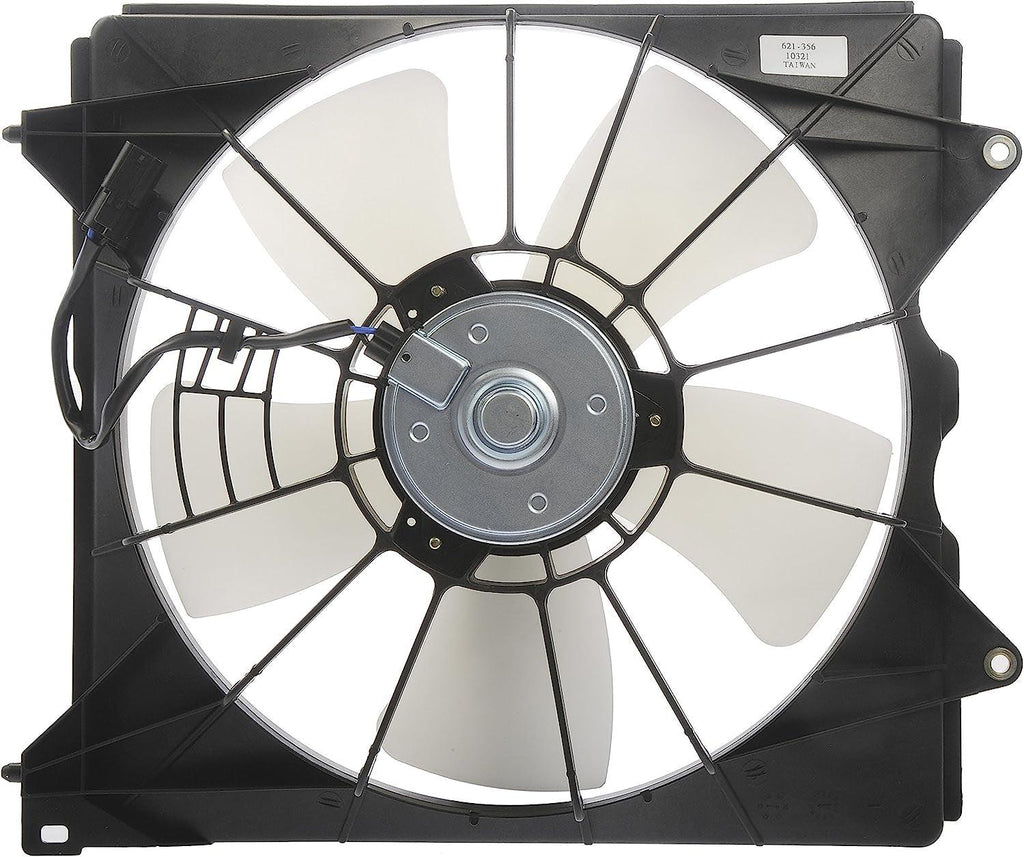 Dorman 621-356 Driver Side Engine Cooling Fan Assembly Compatible with Select Honda Models,Black