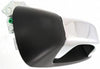 Compatible with Chrysler Aspen Exterior Door Handle 2007 2008 2009 Passenger Side | Rear Smooth Black Bezel W/Chrome Lever | Trim: All Submodels | CH1521118 | 1EH601XRAA