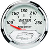 1337-00408 Chevy Vintage 2-1/16" Electric Water Temperature Gauge (100-250 Degree F, 52.4Mm)