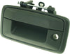 Tailgate Handle Compatible with Chevrolet Silverado/Sierra 1500 2016-2018/2500 HD/3500 HD 2016-2018 outside Textured Black with Keyhole All Cab Types