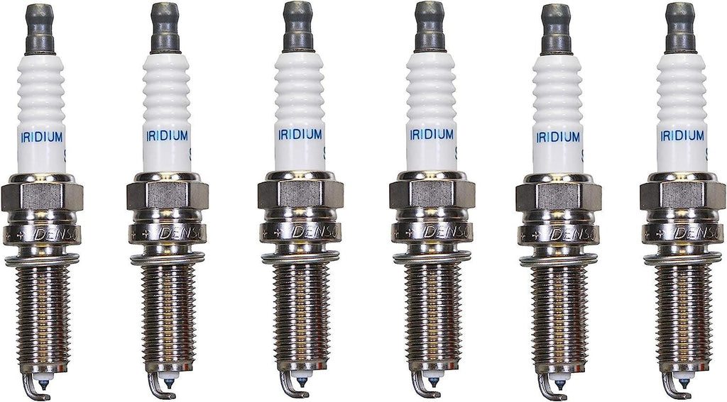 Denso Set 6 Iridium Long Life Spark Plugs Gap 0.032 for Mercedes Mitsubishi V6