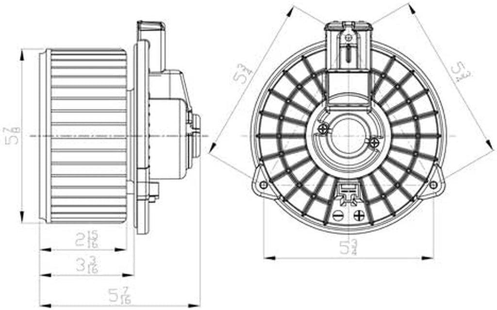 700302 Replacement Blower Assembly for Honda Odyssey, 1 Pack