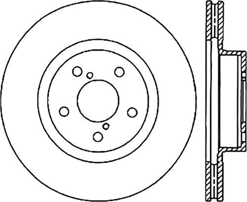 Centric Parts 120.47021 Premium Brake Rotor with E-Coating