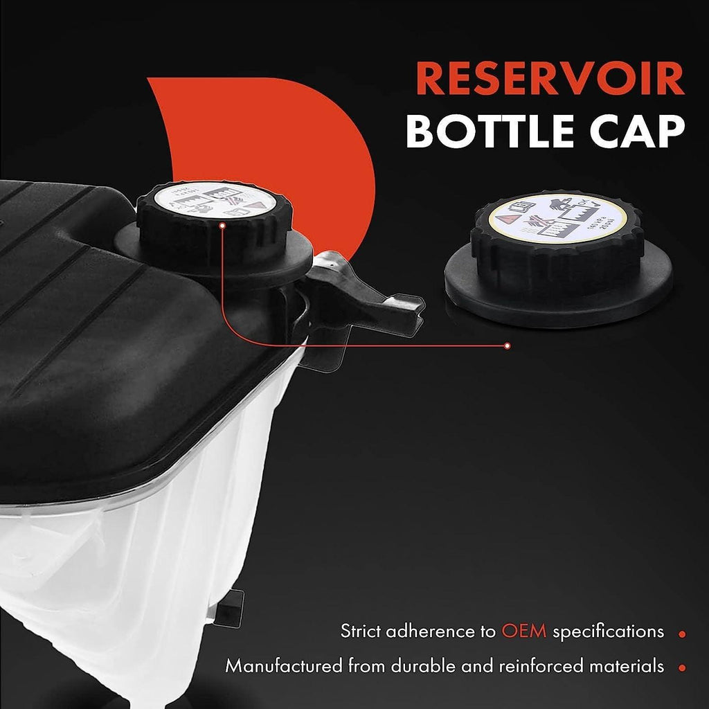 A-Premium Engine Coolant Overflow Recovery Reservoir Tank [W/Cap & Sensor] Compatible with Jaguar XF 2009 V8 4.2L, Replace # C2Z11937