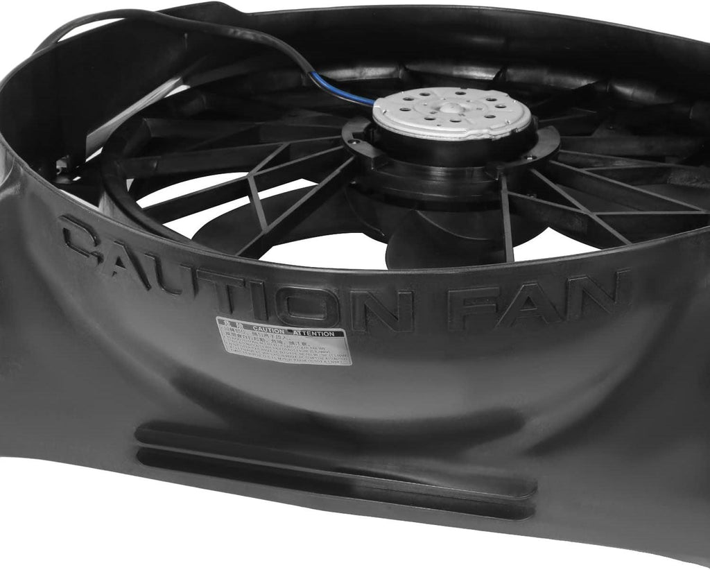 Factory Style Radiator Cooling Fan Assembly Compatible with 99-03 Grand Cherokee / 02-03 Liberty,Oem-Rf-0399