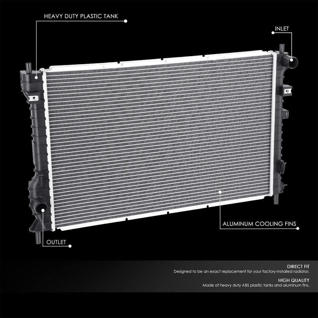 OEM-RA-2462 OE Style 1-Row Aluminum Cooling Radiator Compatible with 02-04 Saturn Vue 2.2L 3.0L Engines