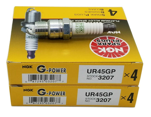 8 Plugs NGK UR45GP/3207 G-POWER Platinum Spark Plugs
