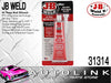 J-B Weld 31314 High Temperature RTV Silicone Gasket Maker and Sealant - Red - 3 Oz.