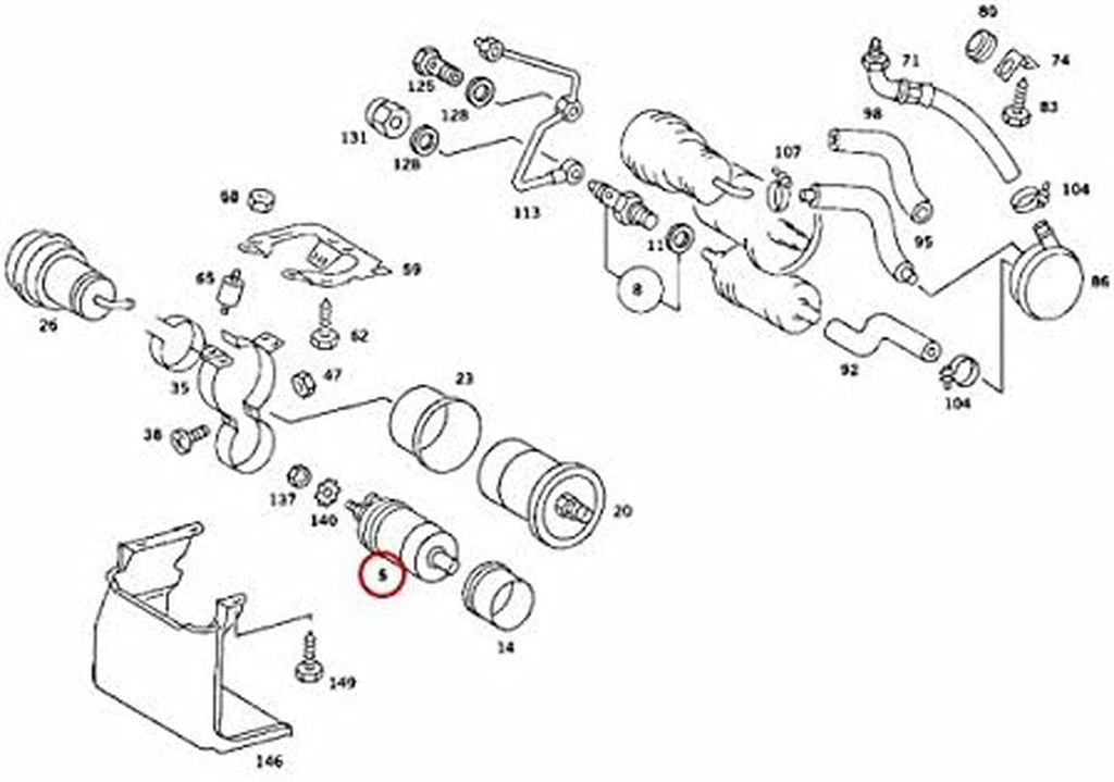 Bosch 69609 Original Equipment Replacement Electric Fuel Pump