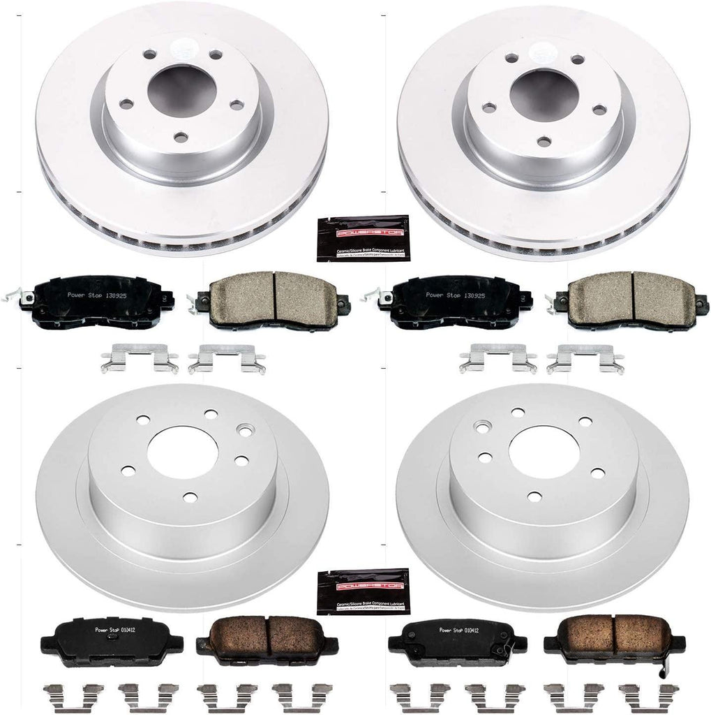 CRK6495 Front and Rear Z17 Evolution Geomet® Coated Brake Kit