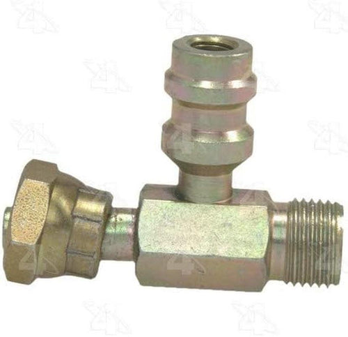 17231 Inline Standard O-Ring Air Conditioning Fitting with R134A Service Port