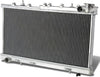 RA-NS91SR-2 2-Row Full Aluminum Radiator Compatible with 91-99 Nissan Sentra SE/SE-R 2.0L MT, Metallic