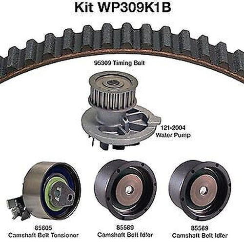 Dayco Engine Timing Belt Kit with Water Pump for Forenza, Reno, Optra WP309K1B