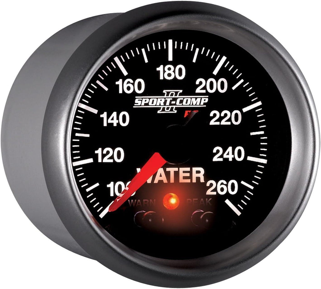 3654 2-1/16" 100- 260 Degree F Full Sweep Electric Water Temperature Gauge