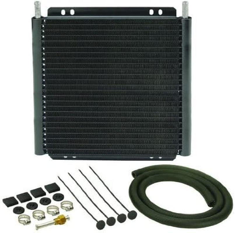 13504 Series 8000 Plate and Fin Transmission Oil Cooler , Black