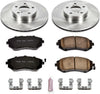 KOE1124 Autospecialty Front Replacement Brake Kit-Oe Brake Rotors & Ceramic Brake Pads