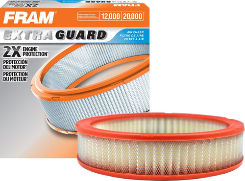 Extra Guard round Plastisol Engine Air Filter Replacement, Easy Install W/Advanced Engine Protection and Optimal Performance, CA3637 for Select Ford Vehicles