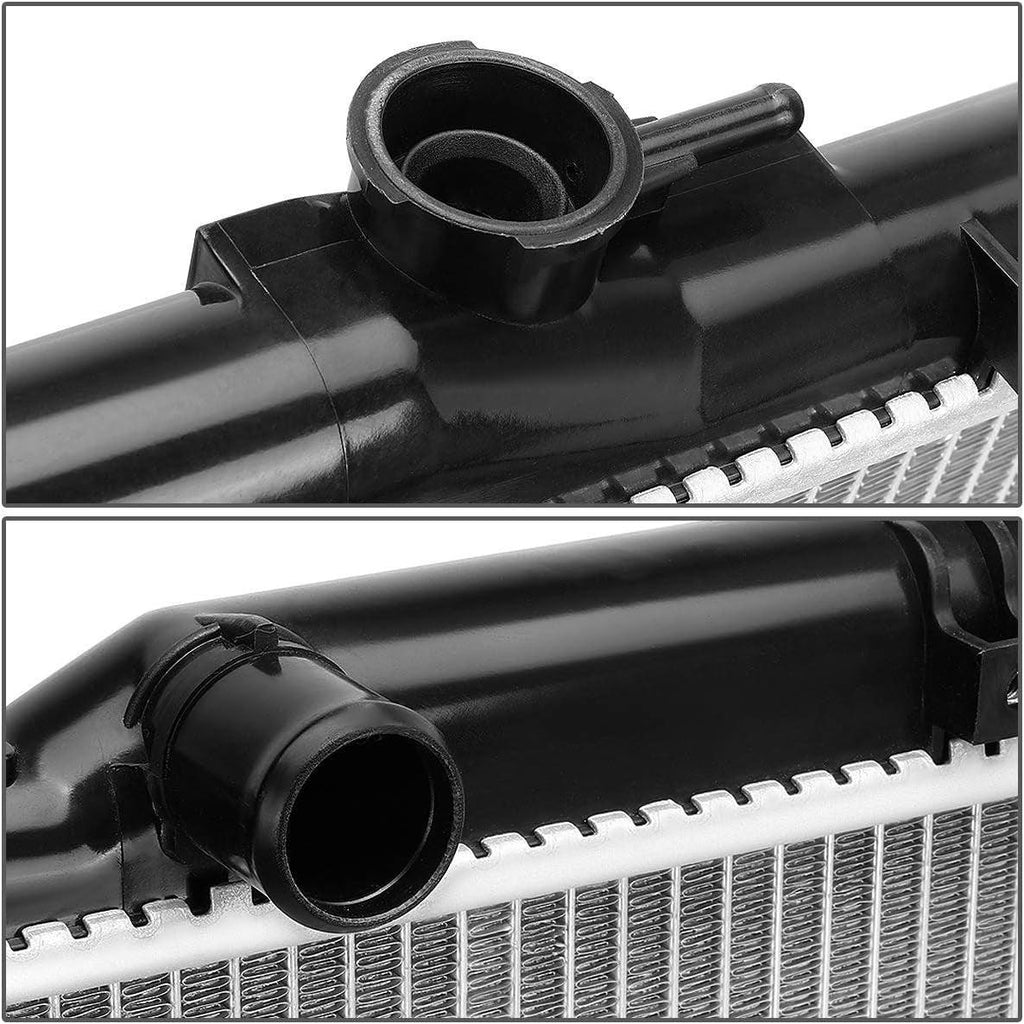 OEM-RA-2740 OE Style Bolt-On Aluminum Core Radiator Replacement Compatible with 03-06 Acura MDX/2005 Pilot, Black/Metallic