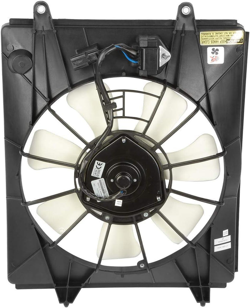 OEM-RF-0205 Factory Style Radiator Cooling Fan Assembly Cooling Efficiency Improved Direct Replacement [Compatible with 10-14 Honda CR-V 2.4L]