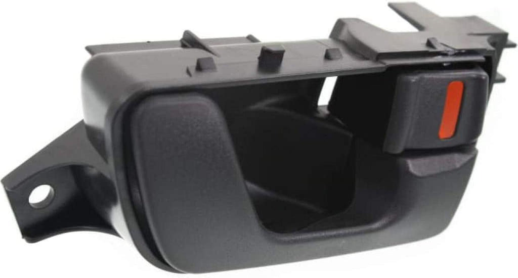 For Mitsubishi Montero Interior Door Handle Front or Rear, Passenger Side Textured Black (2001-2006) | with Door Lock Button | Trim: Xls/Limited | MI1353102 | MR604136