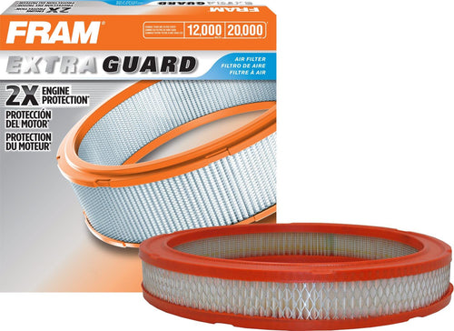 Extra Guard round Plastisol Engine Air Filter Replacement, Easy Install W/ Advanced Engine Protection and Optimal Performance, CA3425